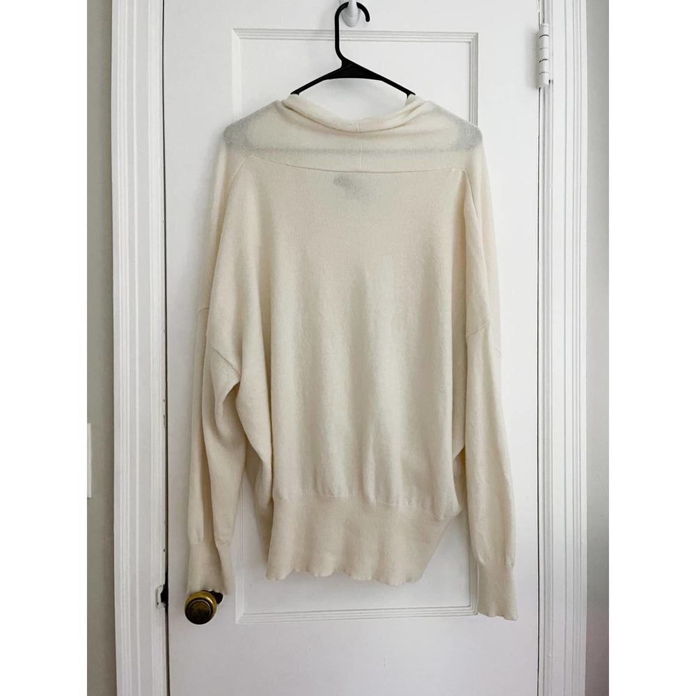 Nili Lotan Lakota Cashmere Sweater in Ivory Size Large - Picture 7 of 11